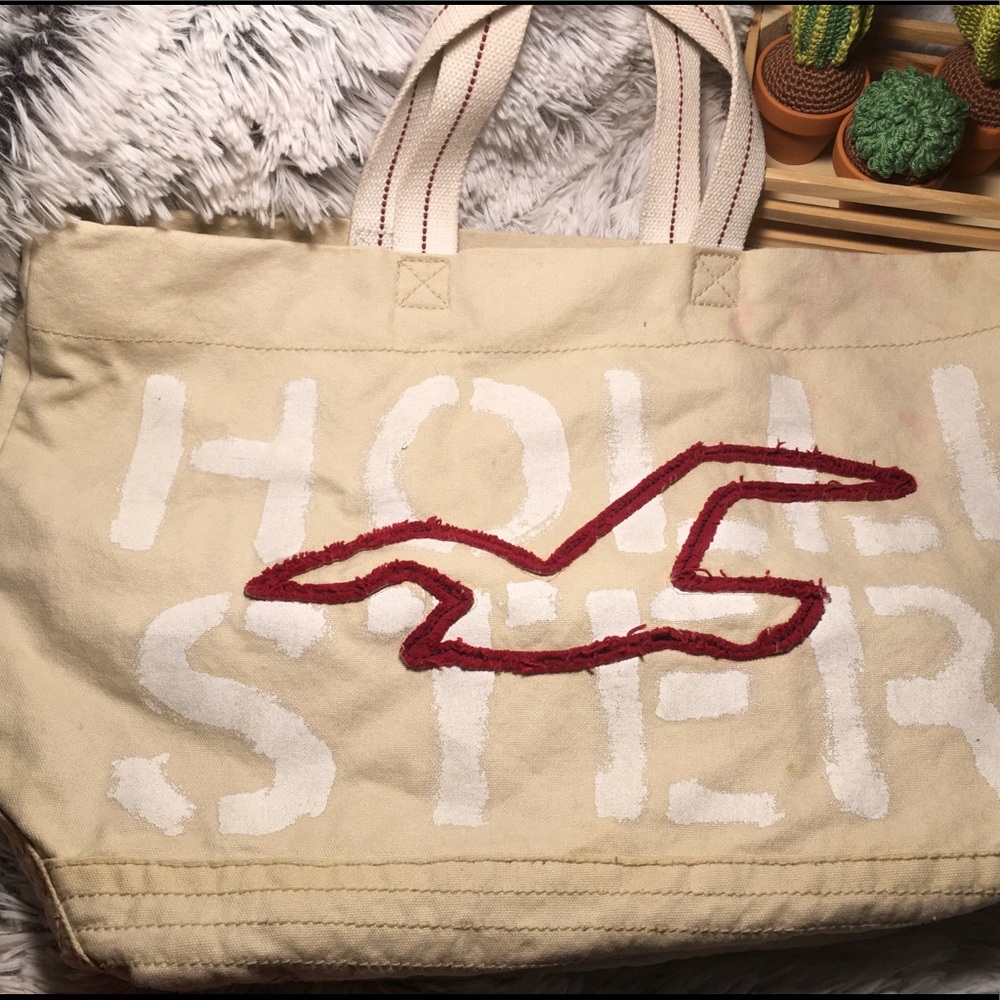 Hollister Canvas Tote Large